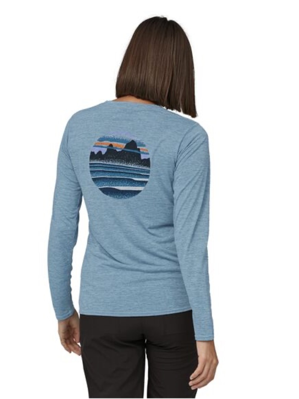 Patagonia Women's Long-Sleeved Capilene® Cool Daily Graphic Shirt